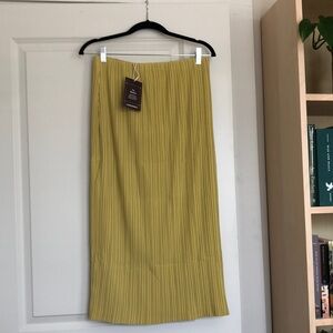 Dusty citron / light green midi skirt with matching set, Love, Bonito